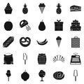 Tucker icons set, simple style