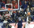 Arizona Forward Deandre Ayton Evades UConn`s David Onuorah Royalty Free Stock Photo