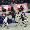 Arizona Guard Allonzo Trier Sets Up a Play