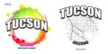 Tucson, Arizona, two logo artworks