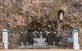 Grotto at San Xavier Del Bac Mission, Tucson, Arizona. Royalty Free Stock Photo