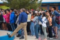 Students Protesting Gun Violence at School in Tucson Royalty Free Stock Photo