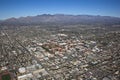 Tucson and scenic Catalina Mountains Royalty Free Stock Photo