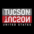 Tucson typography design vector, for t-shirt, poster and other uses