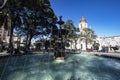 Tucuman Argentina Plaza de la Independencia cathedral facade tower city bell tower