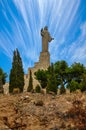 Statue of Jesus Christ in Tudela, Spain