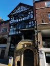 Tudor building Chester timber frame in the rows