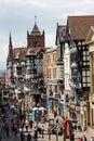 Tudor buildings. Eastgate street. Chester. England