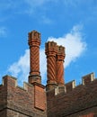 Tudor Chimneys at Hampton Court Palace