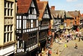 Tudor shops along Eastgate Street, Chester.