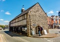 Tudor style town hall in the Welsh town of Llanidloes