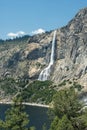 Tueeualal Falls Rushes Down Cliff to Hetch Hetchy