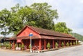 Tuek daeng old red building in chanthaburi, Thailand.