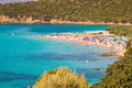 Tuerredda, one of the most beautiful beaches in Sardinia. Royalty Free Stock Photo