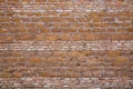 Tufa And Brick Wall In Rome