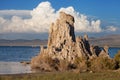 Tufa Formation on Shore of Mono Lake Royalty Free Stock Photo