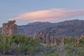 Tufa Formations and Lenticular Cloud