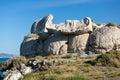 Tufa formations at Pyramid Lake Inadian Reservation Royalty Free Stock Photo