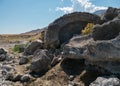 Tufa rock at Pyramid Lake, Nevada Royalty Free Stock Photo