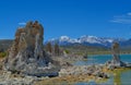 Tufa towers at Mono lake Royalty Free Stock Photo