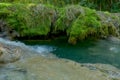 The tufa waterfall near Arbois