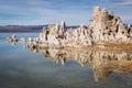 Tufas on Mono Lake with the Sierras Royalty Free Stock Photo