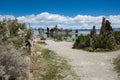 Tuff columns at South Tufa, Mono Lake - California Royalty Free Stock Photo