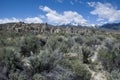 Tuff columns at South Tufa, Mono Lake - California Royalty Free Stock Photo