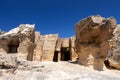 Tuff Quarries on Favignana Island Royalty Free Stock Photo