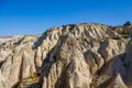 Cappadocia tuff formations landscape Royalty Free Stock Photo