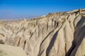 Cappadocia tuff formations landscape Royalty Free Stock Photo