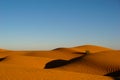 Tuffet on dune Royalty Free Stock Photo