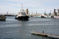 Tug Boat in Harbor Royalty Free Stock Photo