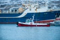 Tug boat Mjolnir in port of Akureyri