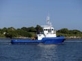 Tug boat in operations Royalty Free Stock Photo