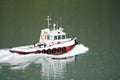 Harbor tug boat in seaport, Akureyri - Iceland Royalty Free Stock Photo
