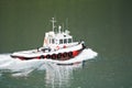 Harbor tug boat in seaport, Akureyri - Iceland