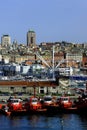 Tug Boats of Genoa Royalty Free Stock Photo