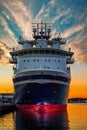 Tug in port Royalty Free Stock Photo