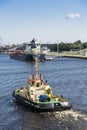 Tug underway river Daugava Riga