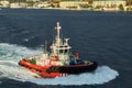 Tug vessel in Bosforus Royalty Free Stock Photo