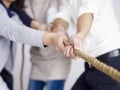 Tug-of-war Royalty Free Stock Photo