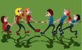 Tug of War Royalty Free Stock Photo