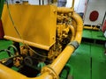 tugboat engine on the Indonesian Borneo river 2