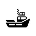 tugboat icon. Trendy tugboat logo concept on white background fr