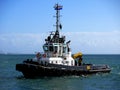 Tugboat On Maneuvers