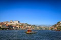 Tugboat on River Douro in Porto