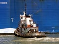 Tugboat and Supply Ship