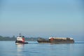 Tugboat and Tanker Car Barge