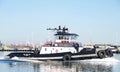 Tugboat Z-FOUR passing the Port of Oakland Royalty Free Stock Photo